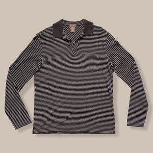 Michael Kors Brown Stripped Cotton Longsleeve